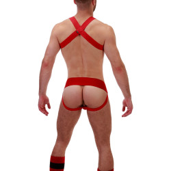 Barcode Berlin Harnais Élastique MATT Rouge